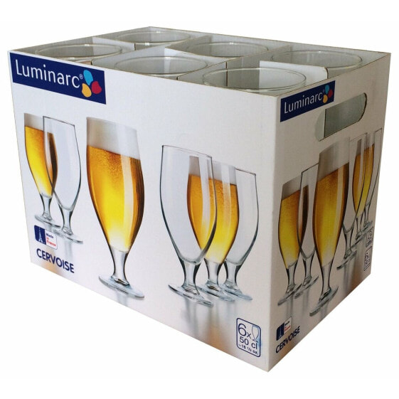 Бокал для пива Luminarc Spirit Bar Прозрачный Cтекло 500 ml 6 штук (Pack 6x)