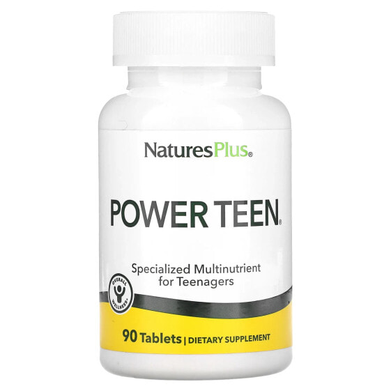 NaturesPlus, Source of Life, Power Teen, питательная добавка для подростков, 90 таблеток