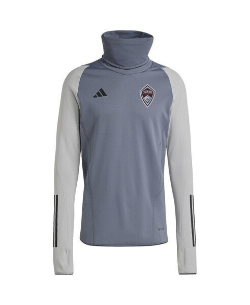 Men's Gray Colorado Rapids Warm Raglan COLD.RDY Top