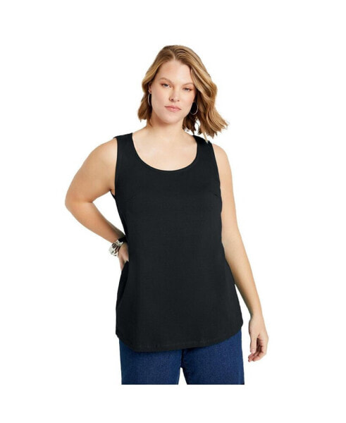 Plus Size June + Vie Scoopneck One + Only Tank Top