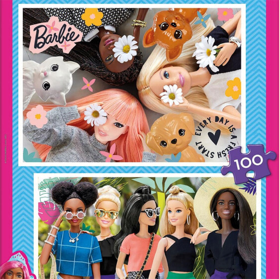 EDUCA BORRAS s 2X100 Barbie Puzzle