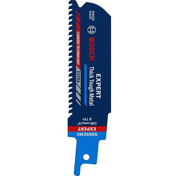 BOSCH PROFESSIONAL Expert S555CHC Thick Tough Metal Blade Saw Cut