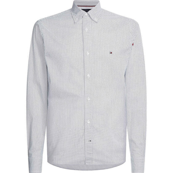 TOMMY HILFIGER Core Flex Mini Geo long sleeve shirt