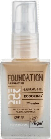 Getönte Creme - Ecooking Foundation SPF 15 03 - Natural