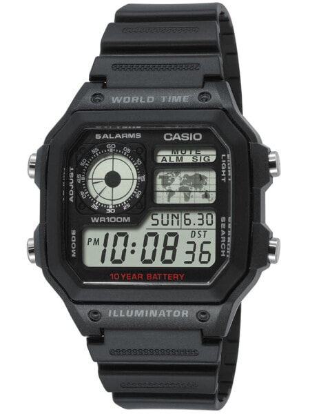 CASIO AE-1200WH-1AVEF Collection 10 ATM 42mm