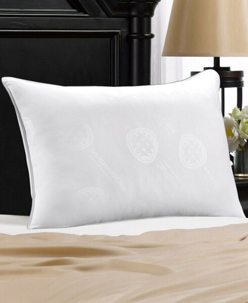 White Down Soft Pillow, with MicronOne Technology, Dust Mite, Bedbug, and Allergen-Free Shell, Standard