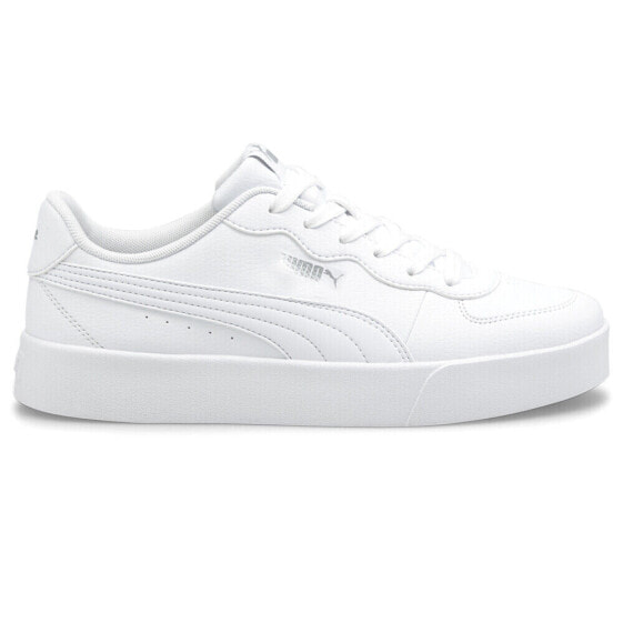 Puma Skye Clean Lace Up Womens White Sneakers Casual Shoes 38014702