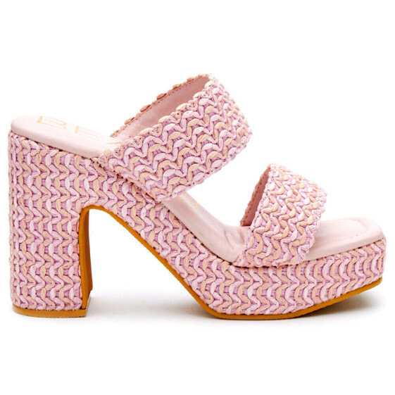 BEACH by Matisse Gem Platform Womens Pink Dress Sandals GEM-866