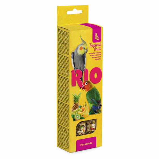 MEALBERRY Rio Sticks Tropical Fruit Parakeets 2x75g Bird Snacks 8 Units