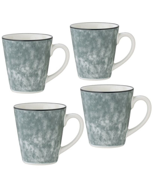 Colorkraft Essence 4 Piece Mug Set, 12 oz