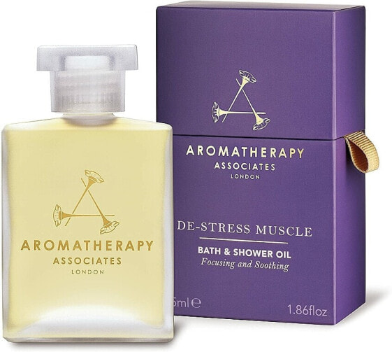 Wärmendes und beruhigendes Anti-Stress Bade- und Duschöl - Aromatherapy Associates De-Stress Muscle Bath & Shower Oil 55 ml