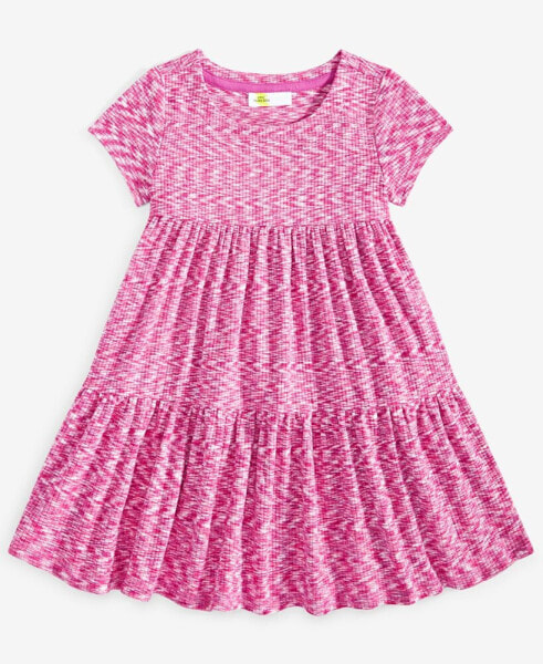 Toddler Girls Space-Dyed Tiered Dress, Created for Macy's