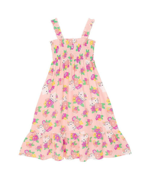 Little Girls Floral Smocked Cami Maxi Dress to (4 - 14-16)