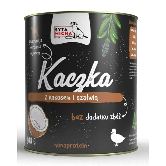 Влажный корм SYTA MICHA утка 800 g