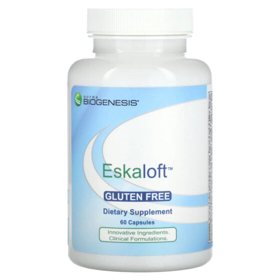 Нутра БиоГенезис, Eskaloft, Gluten Free, 60 Capsules (Товар снят с продажи) 