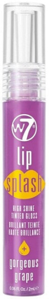 Lippentönung - W7 Lip Splash Tinted Lip Gloss Gorgeus Grape