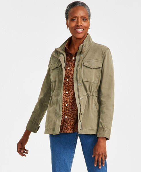 Women's Twill Jacket, Created for Macy's