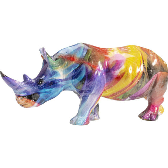 Deko Figur Colored Rhino