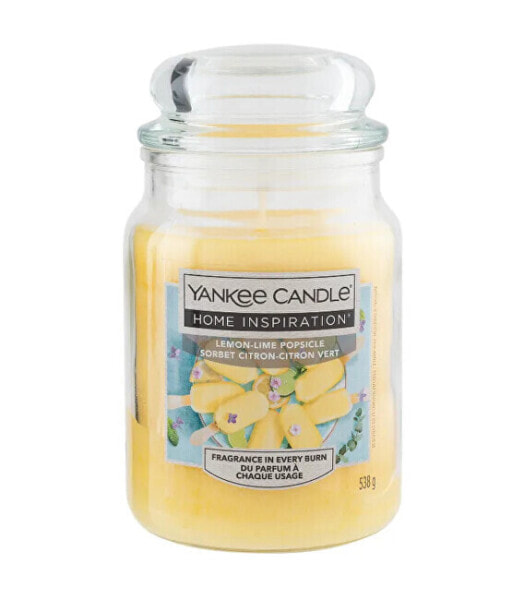 Scented candle Home Inspiration large Lemon Lime Popsicle 538 g