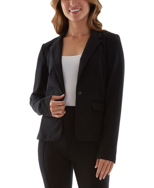 Juniors' One-Button Blazer