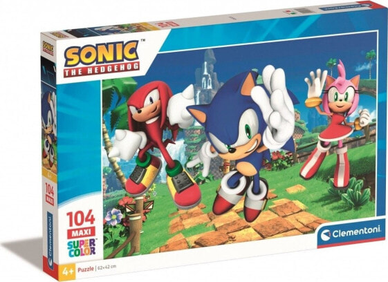 Clementoni Puzzle 104 elementy Maxi Sonic