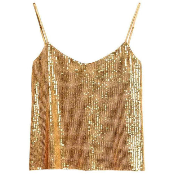 SUPERDRY Sequin Cami sleeveless T-shirt