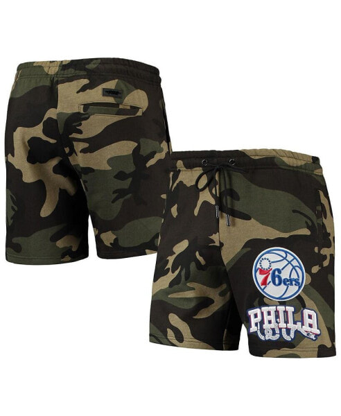 Men's Camo Philadelphia 76ers Team Shorts