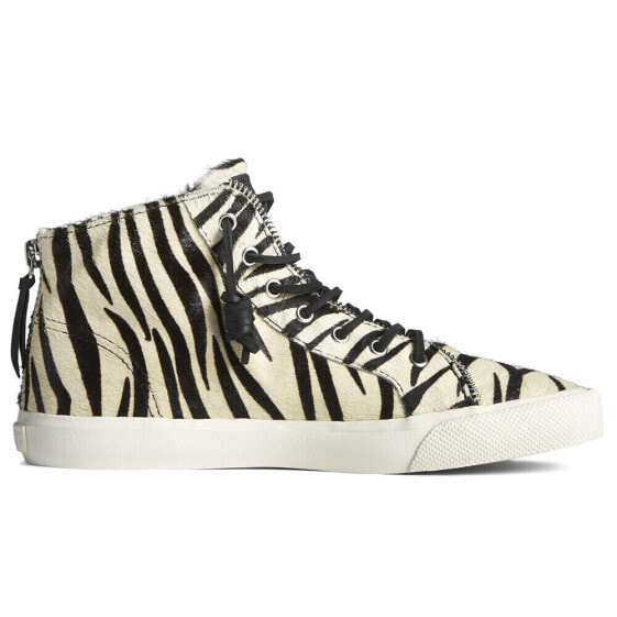 Sperry Rebecca Minkoff X Zebra High Top Womens Black, Off White Sneakers Casual