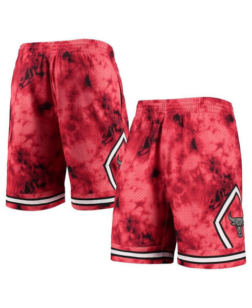 Men's Red Chicago Bulls Hardwood Classics 1997 Galaxy Swingman Shorts