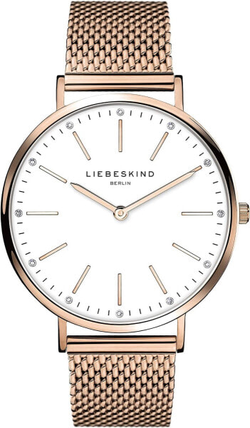 Liebeskind Damen Armbanduhr mit Edelstahlarmband rosegold LT-0188-MQ