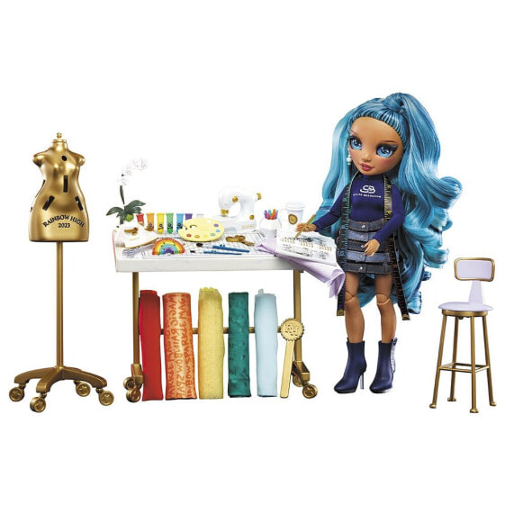 RAINBOW HIGH Dream & Design Playset With Skyler Doll