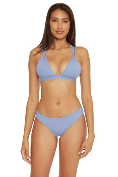 BECCA Color Code Jolene Halter Bikini Top Swimwear Coastline Size MD