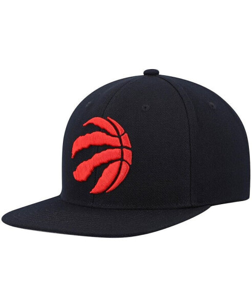 Men's Black Toronto Raptors Ground 2.0 Snapback Hat