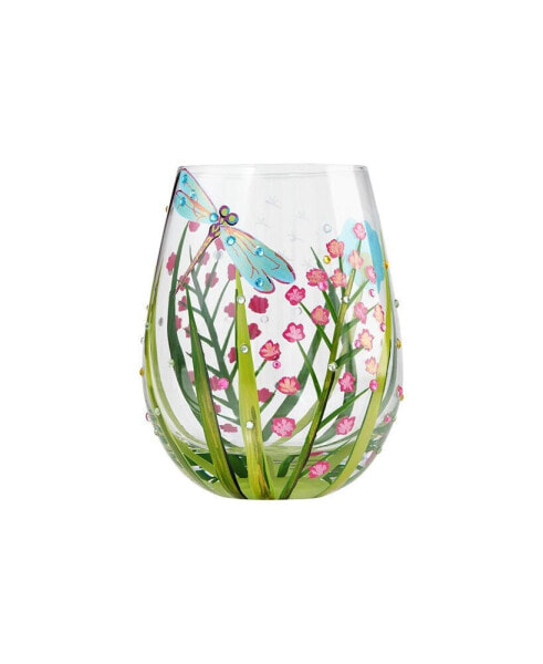 LOLITA Dragonfly Stemless Wine Glass