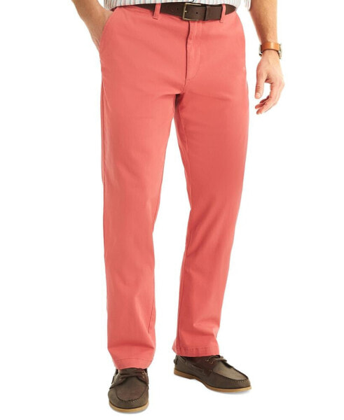 Мужские брюки Nautica Classic-Fit Stretch Solid Flat-Front Chino Deck Pants