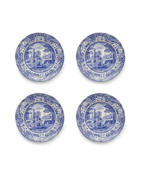 Blue Italian Luncheon Plate Set/4