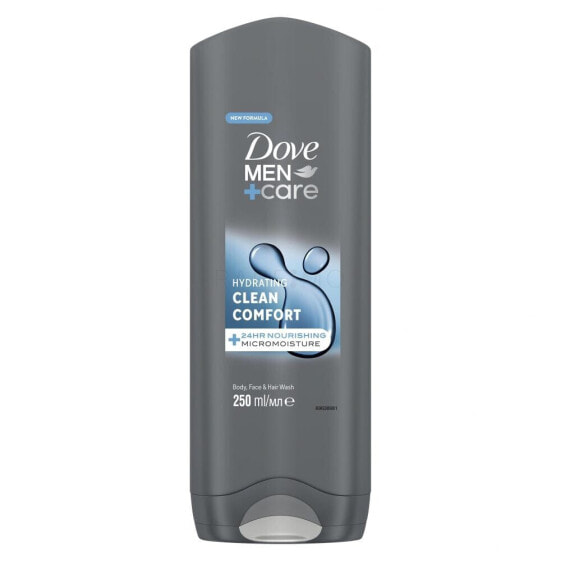 Dove Men + Care Hydrating Clean Comfort 250 ml duschgel für Herren