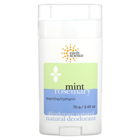 Natural Deodorant, Mint Rosemary, 2.45 oz (70 g)