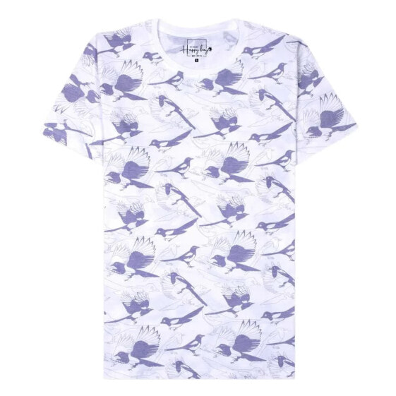 HAPPY BAY White forest short sleeve T-shirt