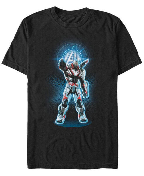 Marvel Men's Avengers Endgame War Machine Armor Suit, Short Sleeve T-shirt