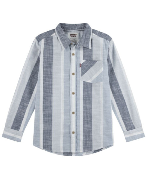 Big Boys Yarn Dyed Woven Shirt