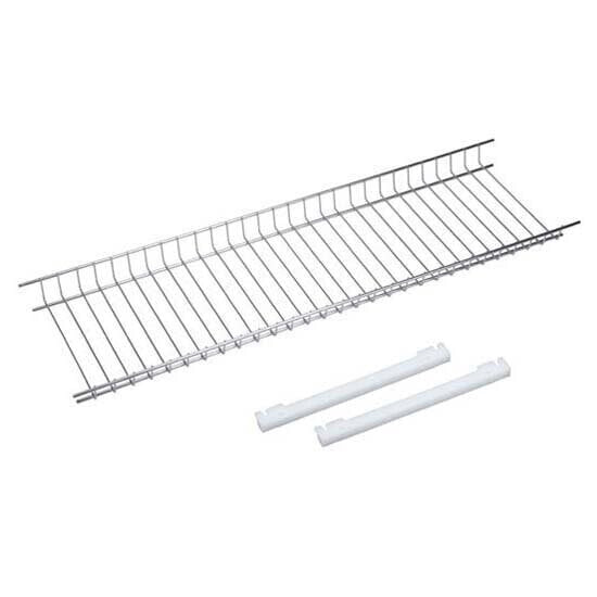 SAUVIC 75 cm stainless steel glass drainer cabinet