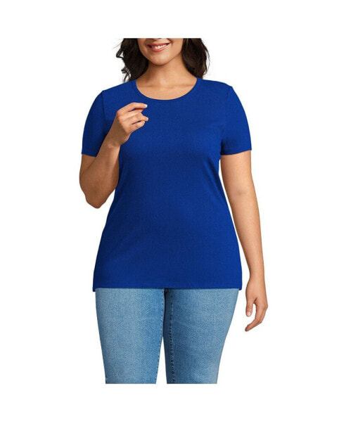 Plus Size Micro Rib T-Shirt