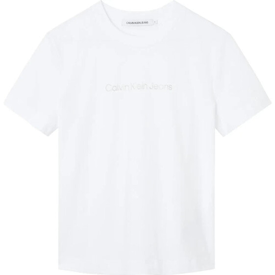 CALVIN KLEIN JEANS Shrunken Institutional short sleeve T-shirt