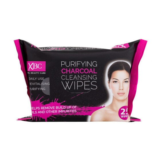 Xpel Purifying Charcoal Cleansing Wipes 25 St. reinigungstücher für Frauen