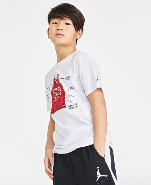 Big Boys The Jersey Printed Crewneck T-Shirt