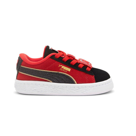 Puma Laughing Out Loud Surprise X Suede Slip On Toddler Boys Black, Red Sneaker