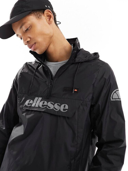 ellesse overhead jacket in black