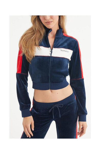 Women's Moto Color Block Track Jacket