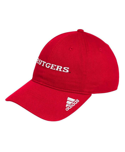 Men's Scarlet Rutgers Scarlet Knights Locker Room Wordmark Slouch Adjustable Hat